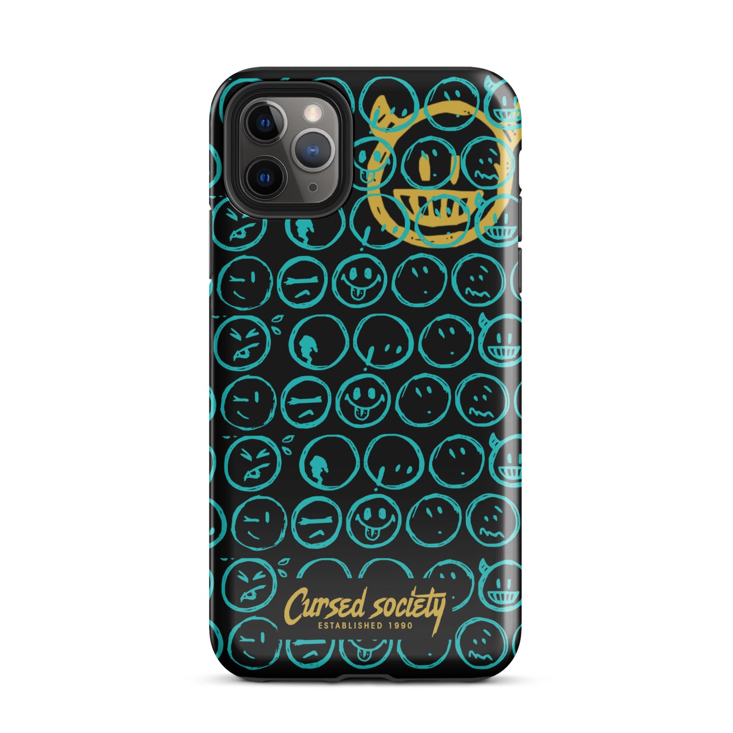 CUR-MOJI (TIFFANY/ GLD ) IPHONE CASE