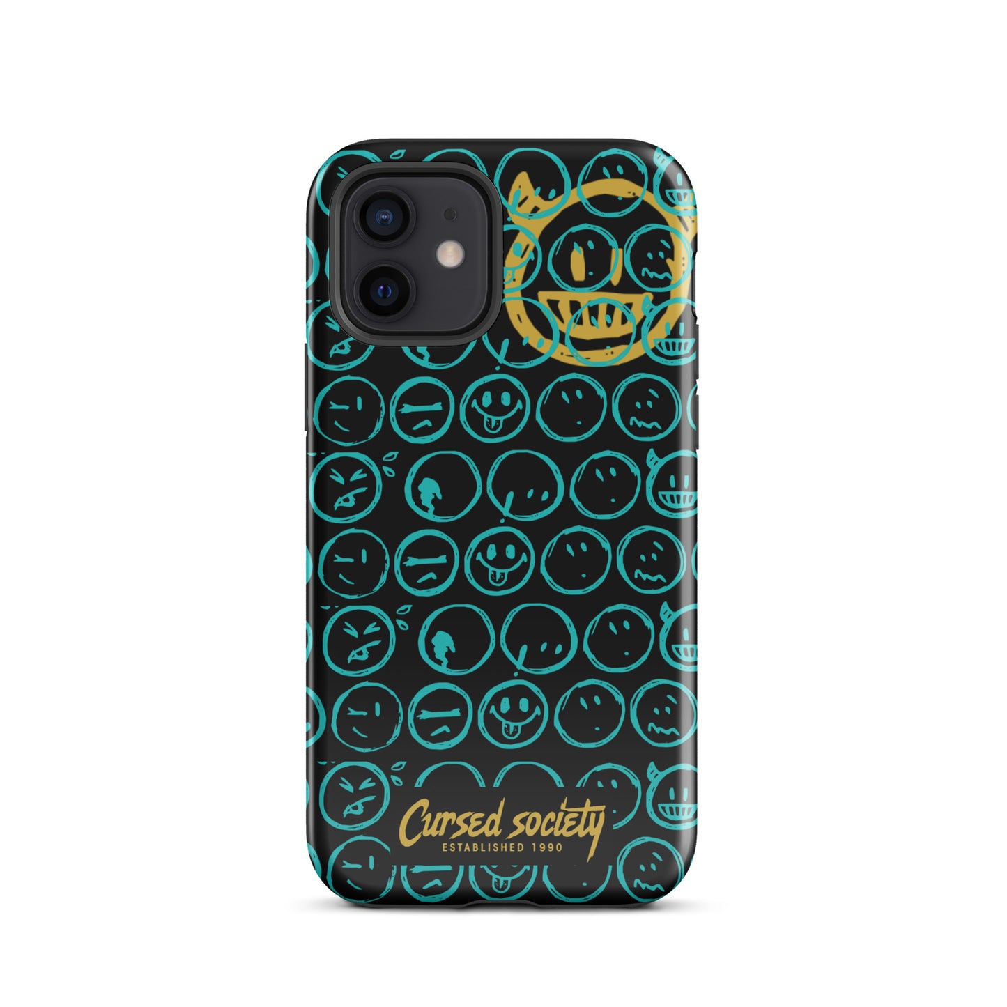 CUR-MOJI (TIFFANY/ GLD ) IPHONE CASE