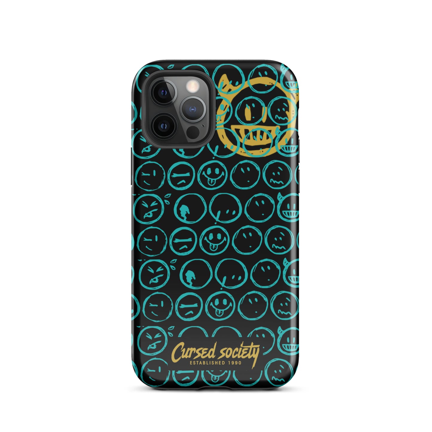 CUR-MOJI (TIFFANY/ GLD ) IPHONE CASE