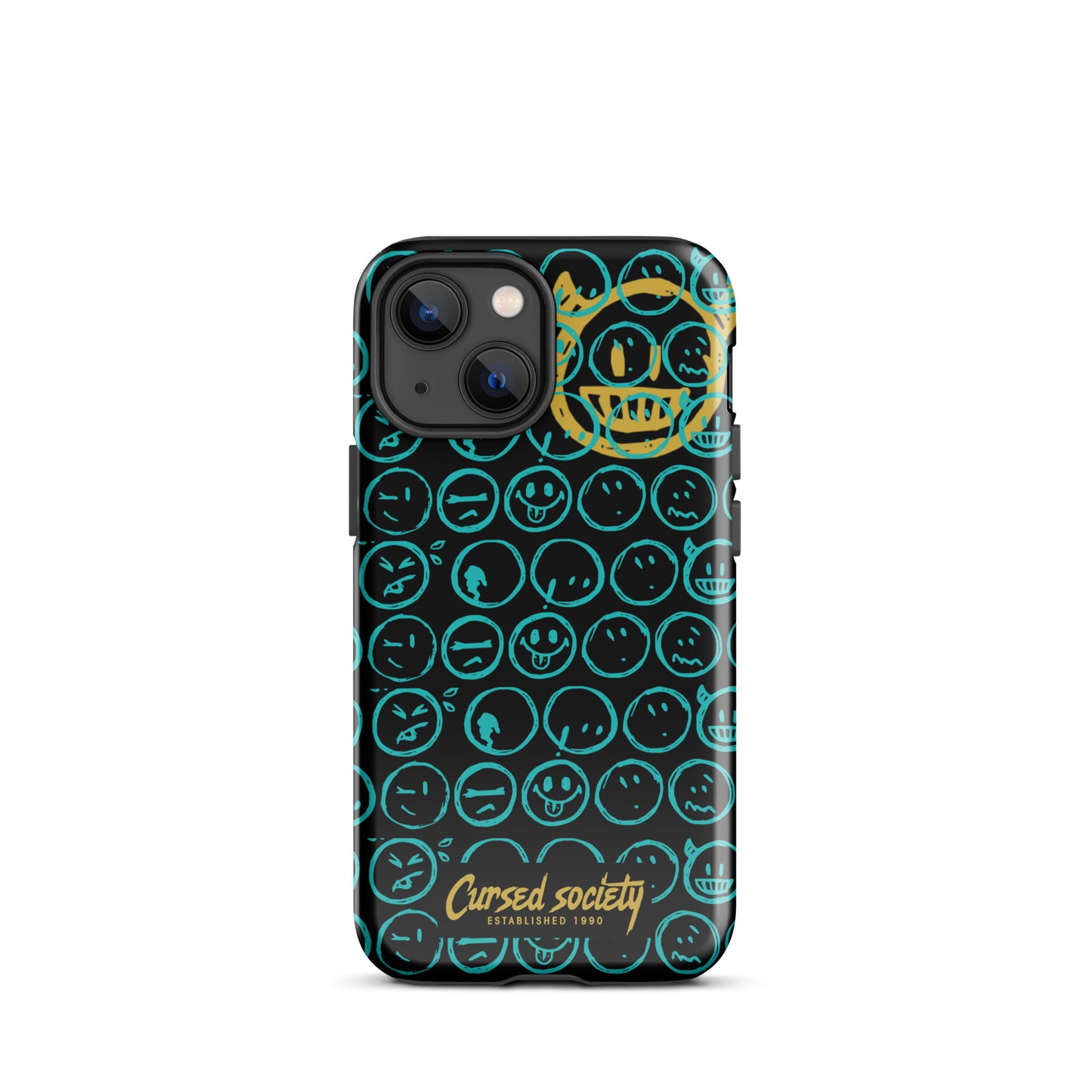 CUR-MOJI (TIFFANY/ GLD ) IPHONE CASE