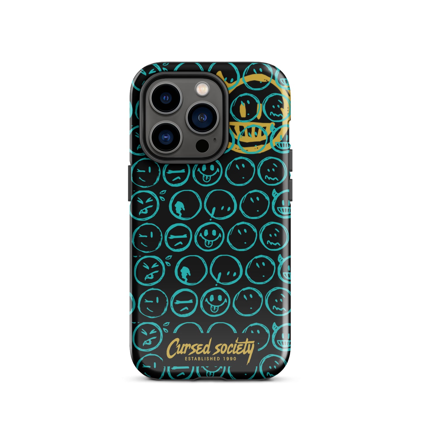 CUR-MOJI (TIFFANY/ GLD ) IPHONE CASE