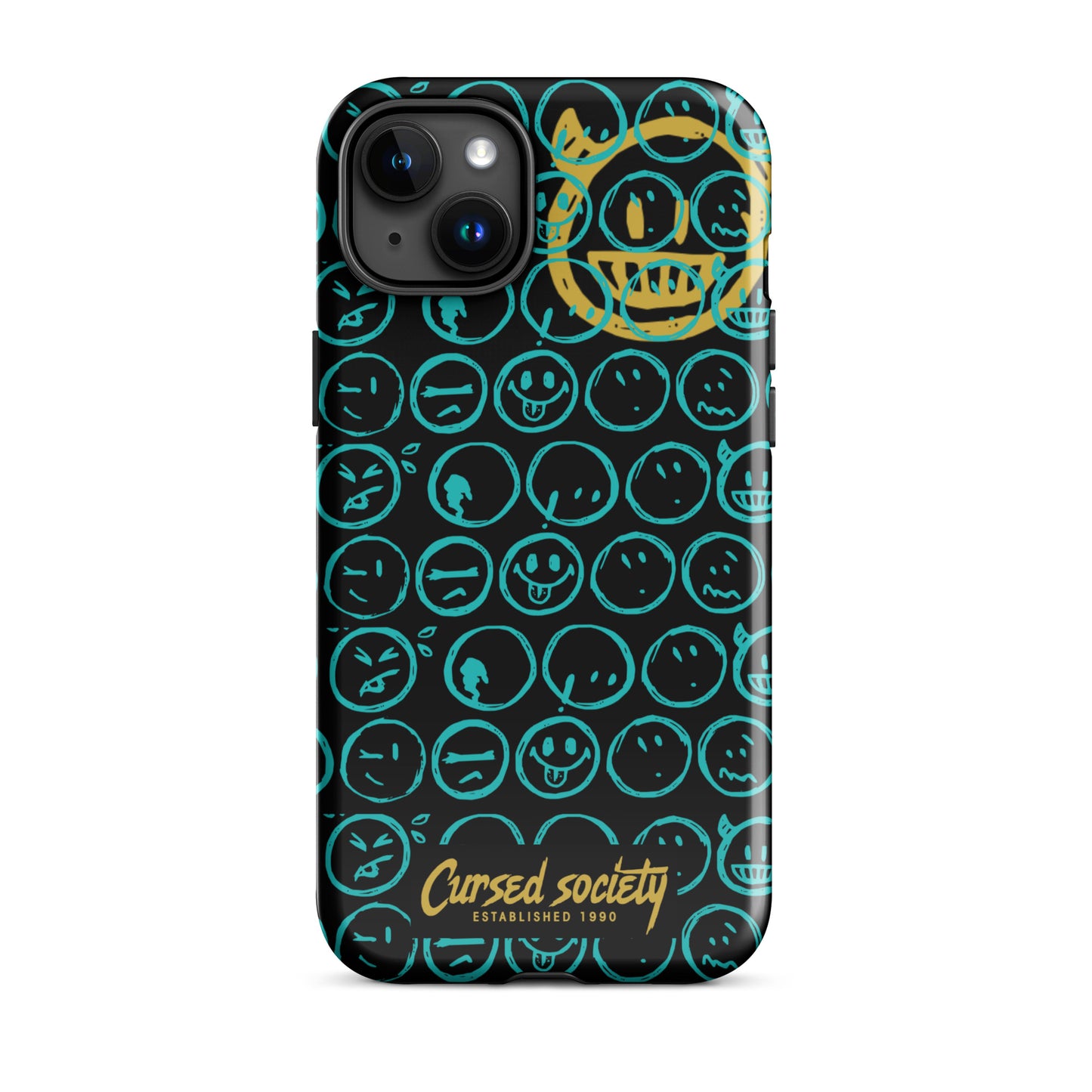 CUR-MOJI (TIFFANY/ GLD ) IPHONE CASE