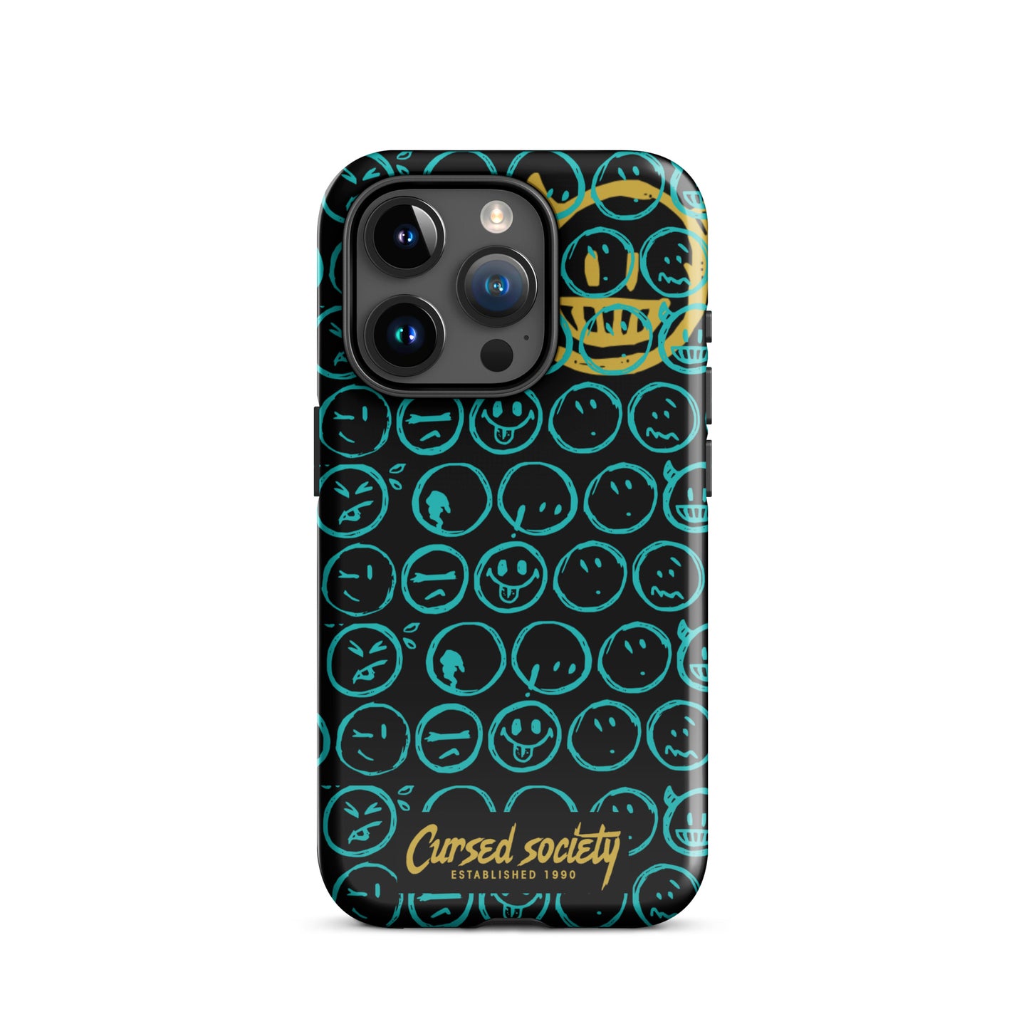 CUR-MOJI (TIFFANY/ GLD ) IPHONE CASE