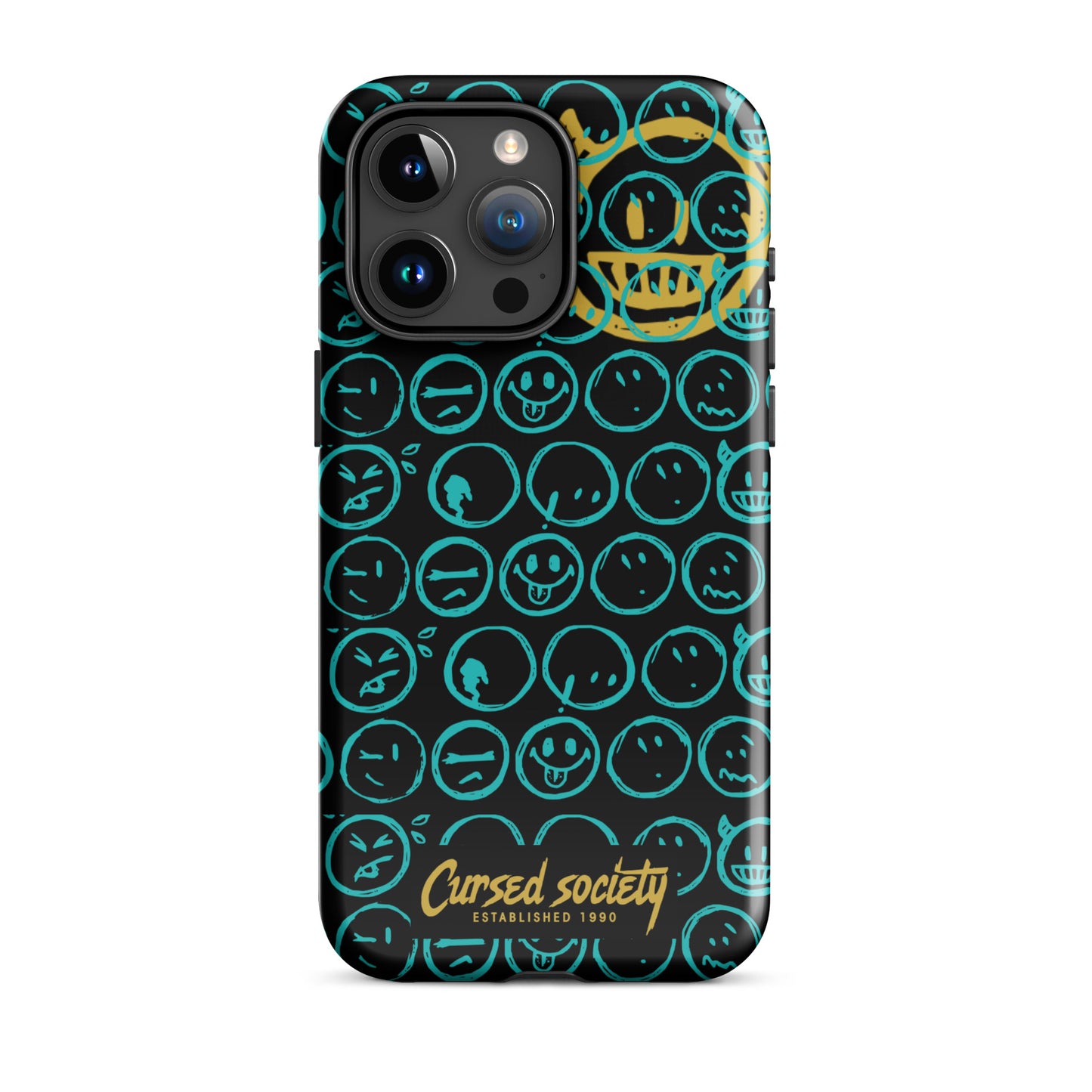 CUR-MOJI (TIFFANY/ GLD ) IPHONE CASE