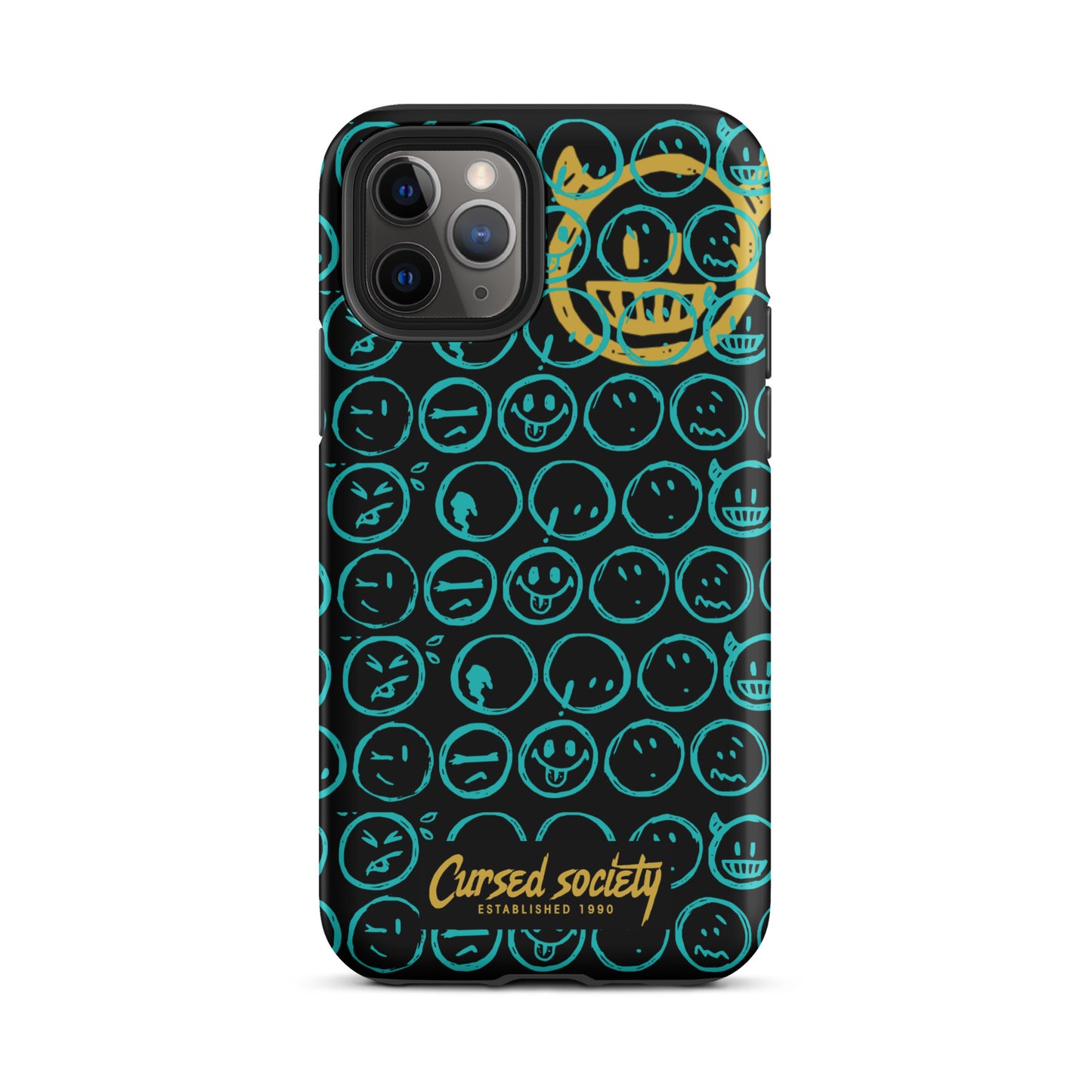 CUR-MOJI (TIFFANY/ GLD ) IPHONE CASE