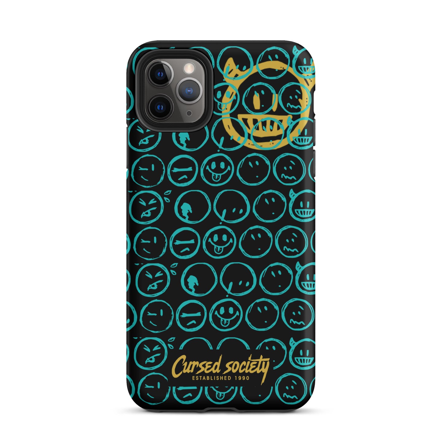 CUR-MOJI (TIFFANY/ GLD ) IPHONE CASE