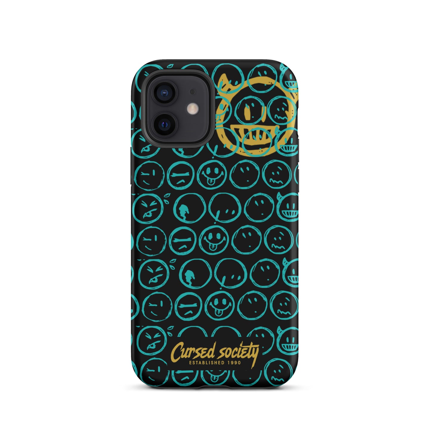 CUR-MOJI (TIFFANY/ GLD ) IPHONE CASE