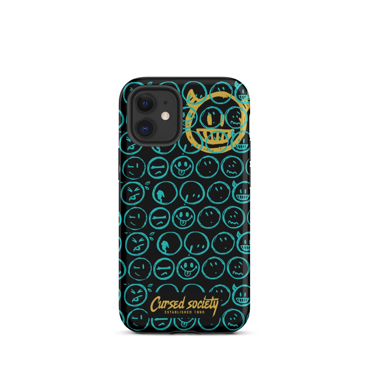 CUR-MOJI (TIFFANY/ GLD ) IPHONE CASE