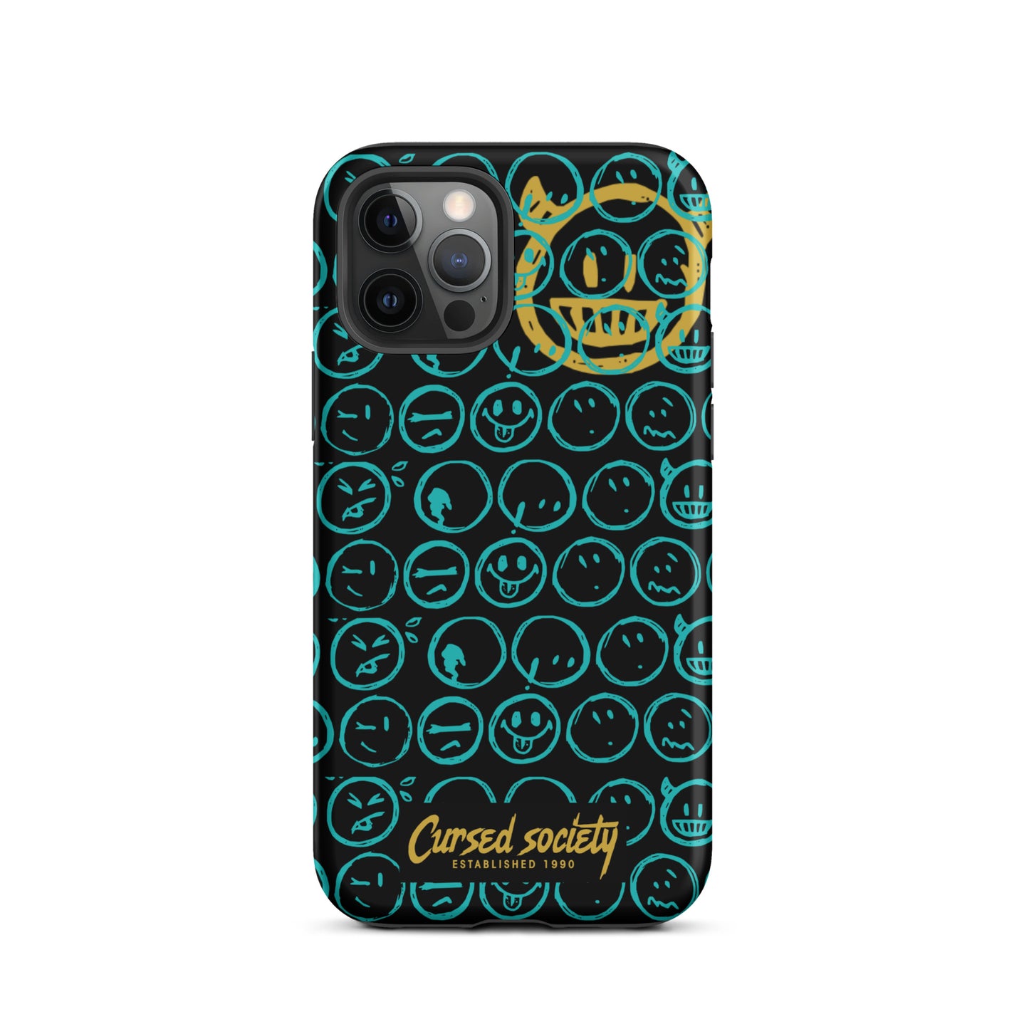 CUR-MOJI (TIFFANY/ GLD ) IPHONE CASE