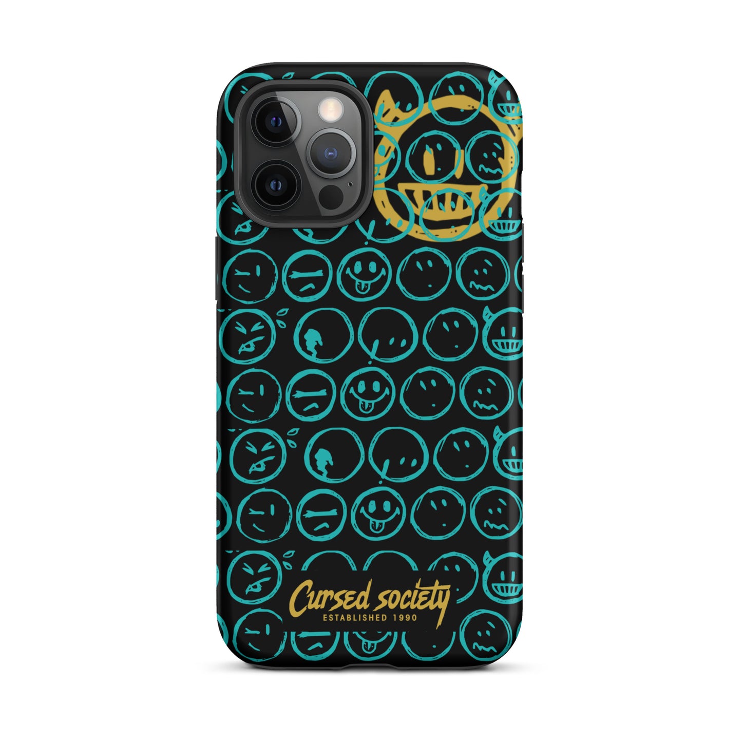 CUR-MOJI (TIFFANY/ GLD ) IPHONE CASE