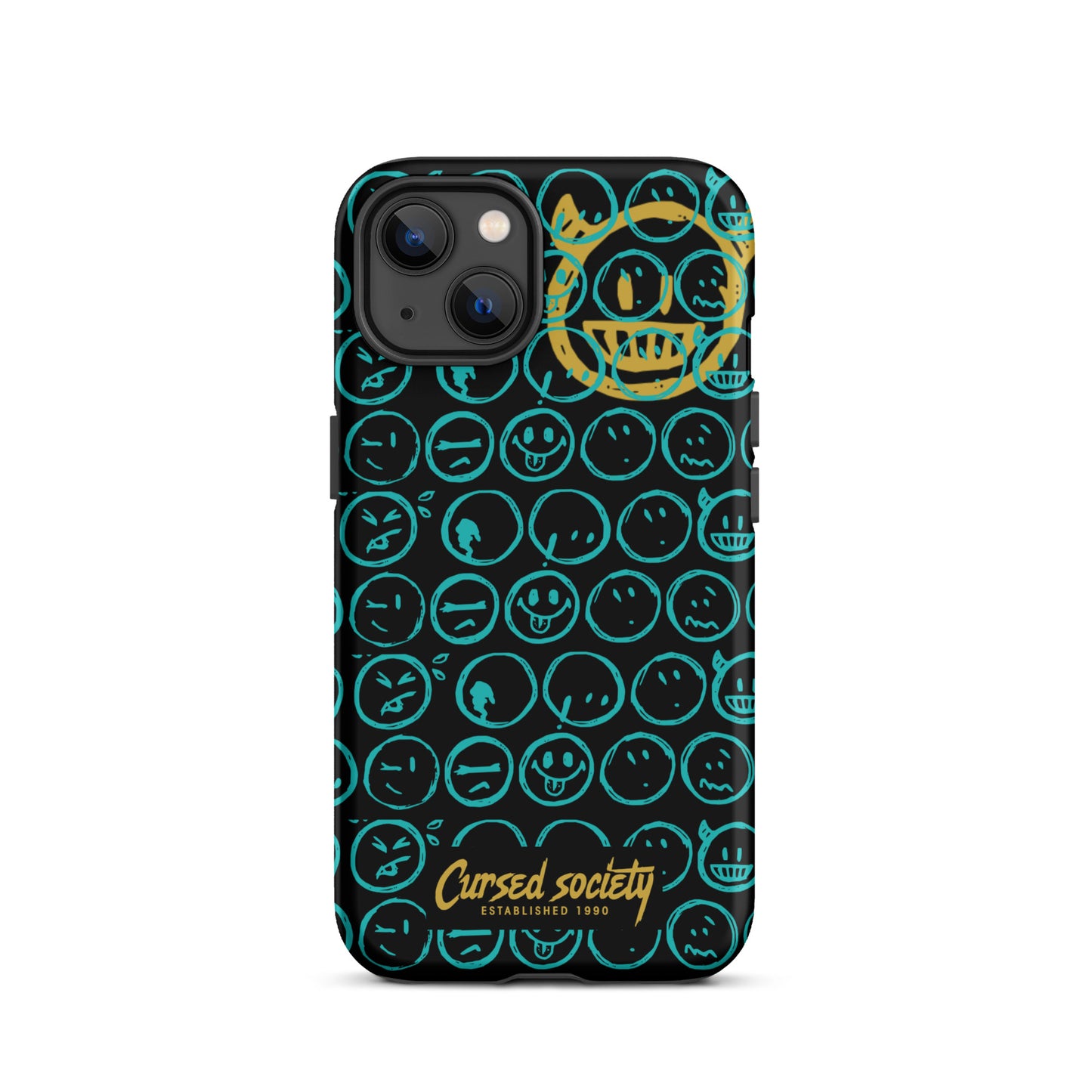 CUR-MOJI (TIFFANY/ GLD ) IPHONE CASE