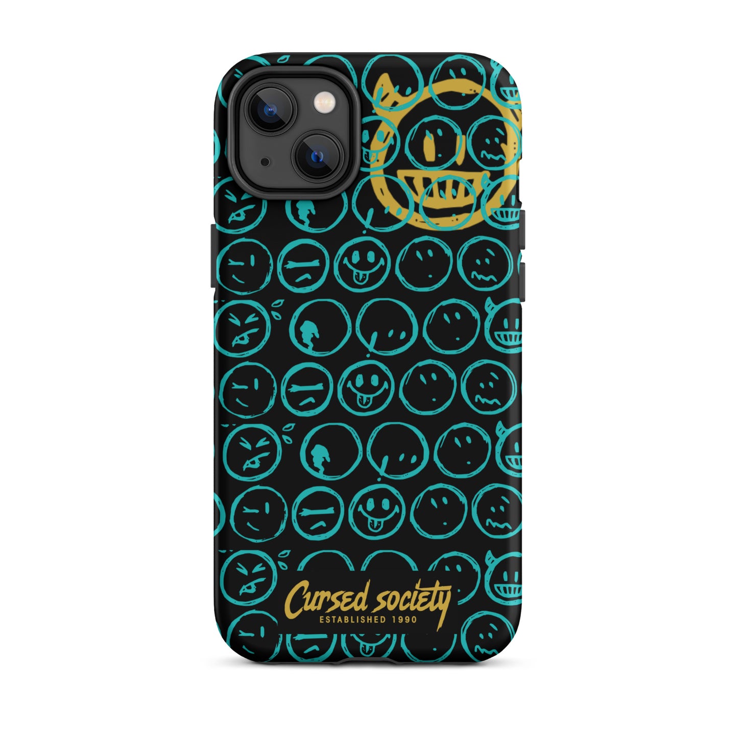 CUR-MOJI (TIFFANY/ GLD ) IPHONE CASE