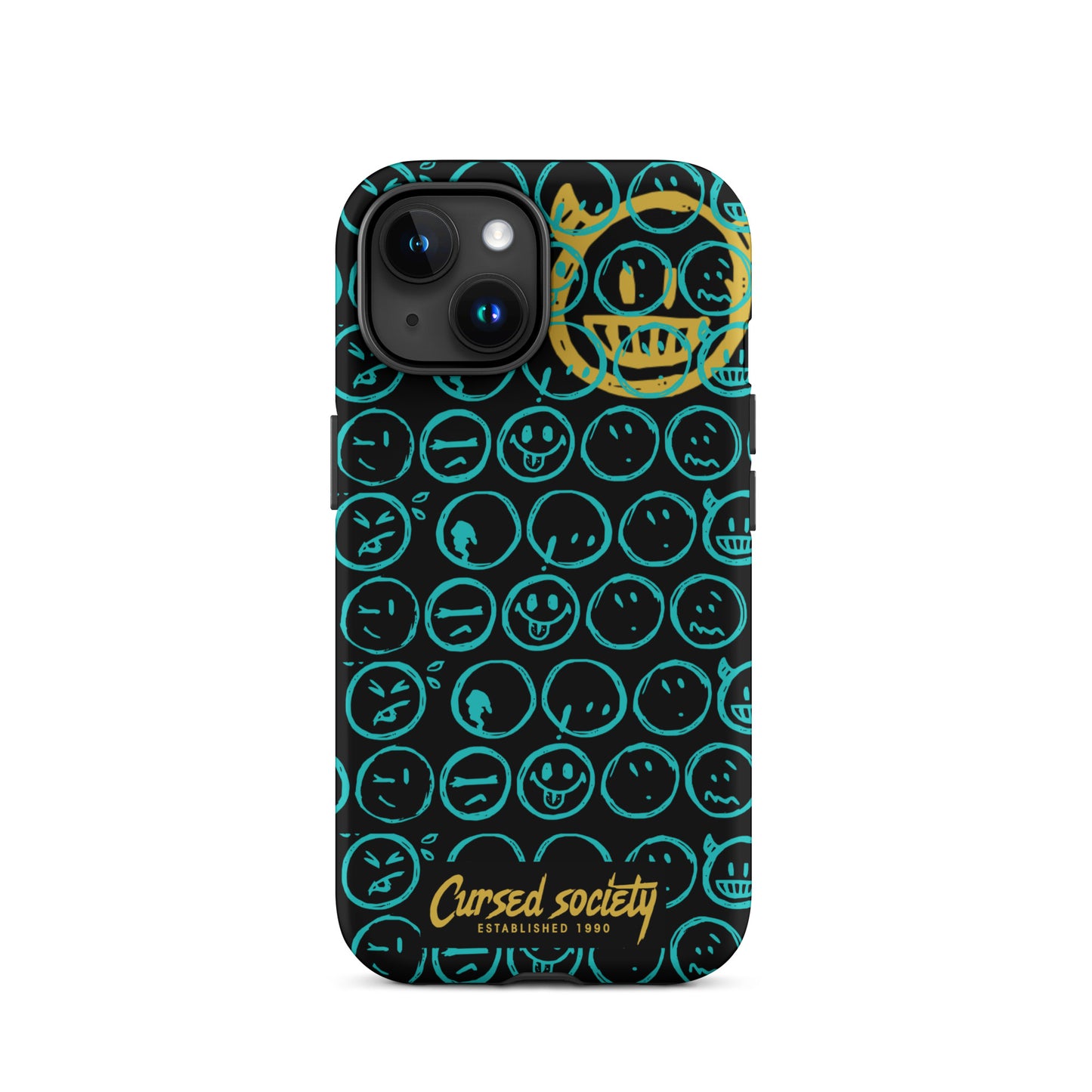 CUR-MOJI (TIFFANY/ GLD ) IPHONE CASE