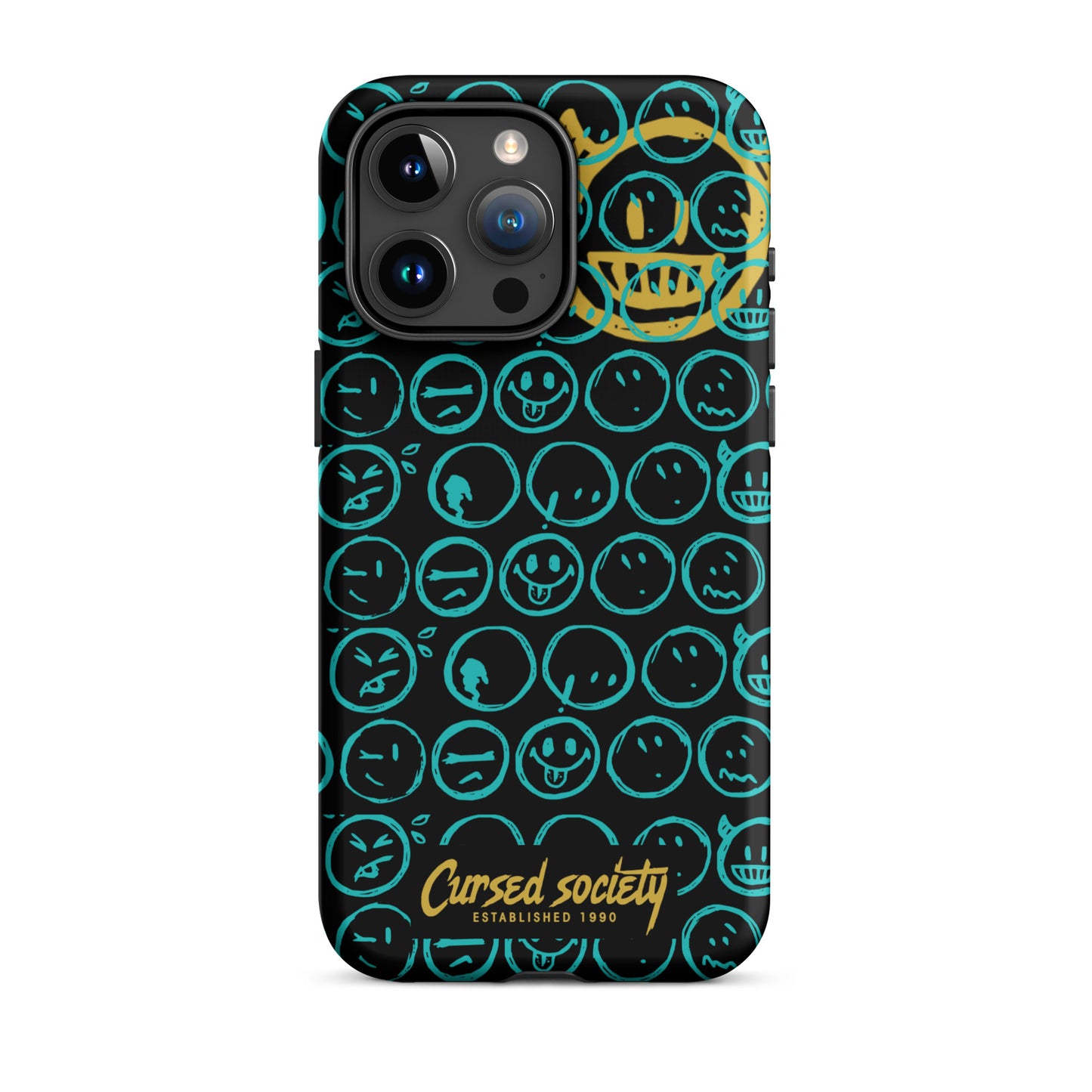 CUR-MOJI (TIFFANY/ GLD ) IPHONE CASE