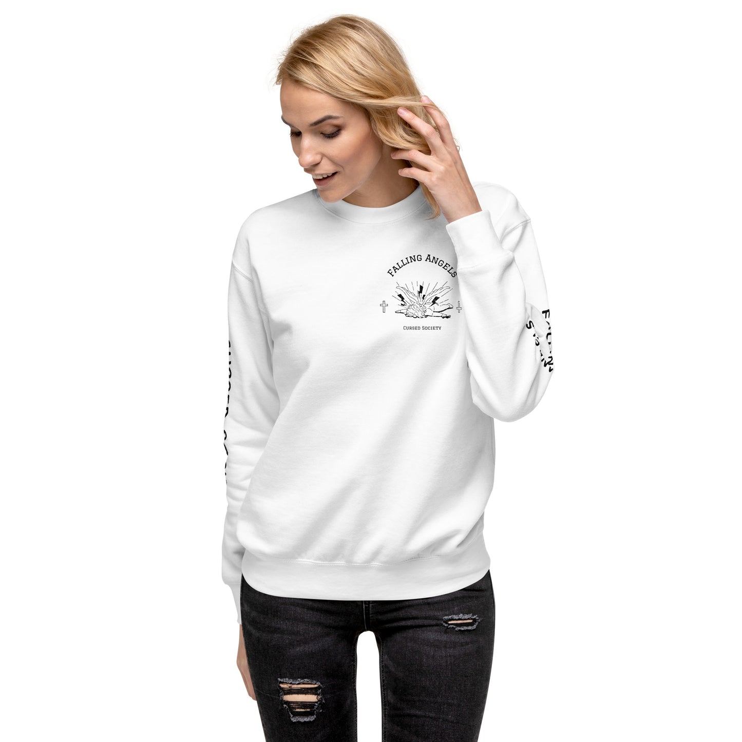 Falling Angels Unisex Premium CrewNeck